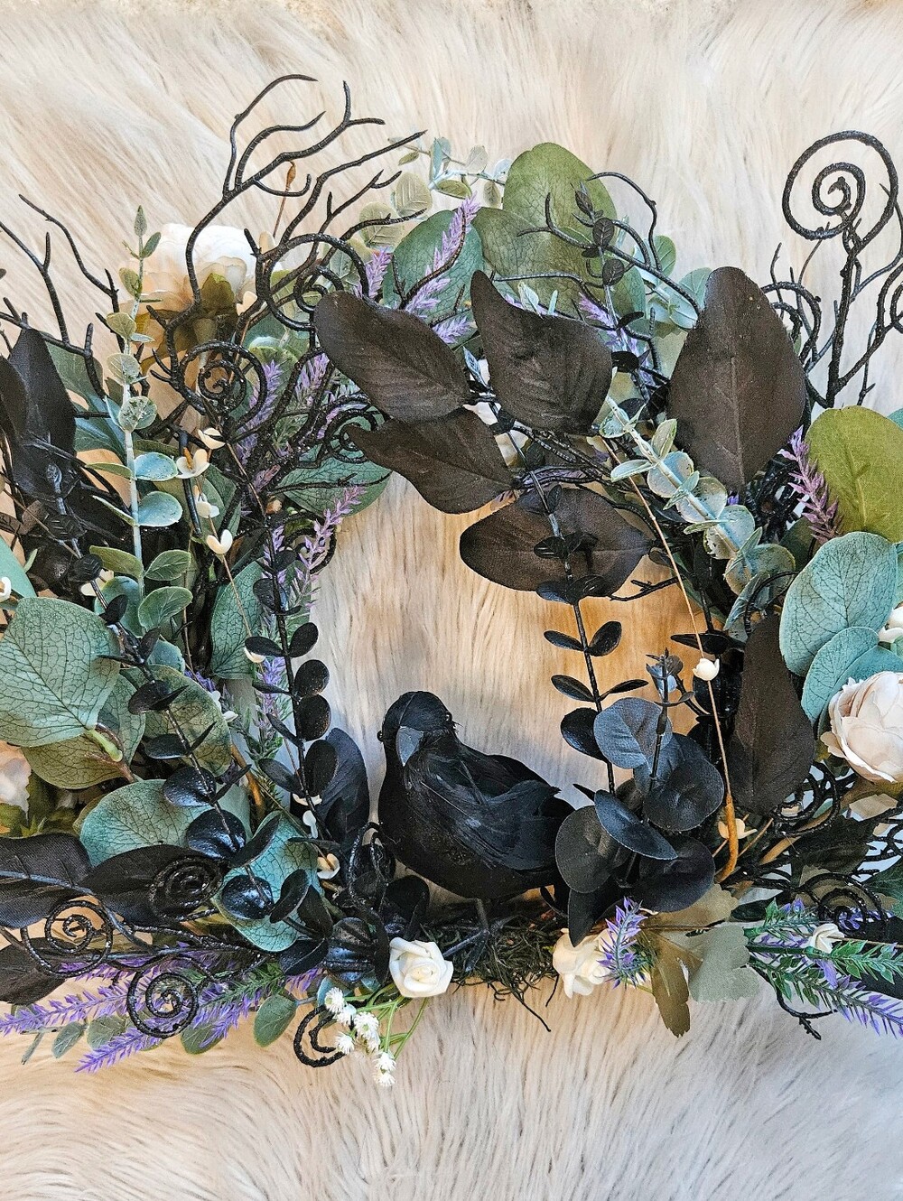 Black Raven Wreath